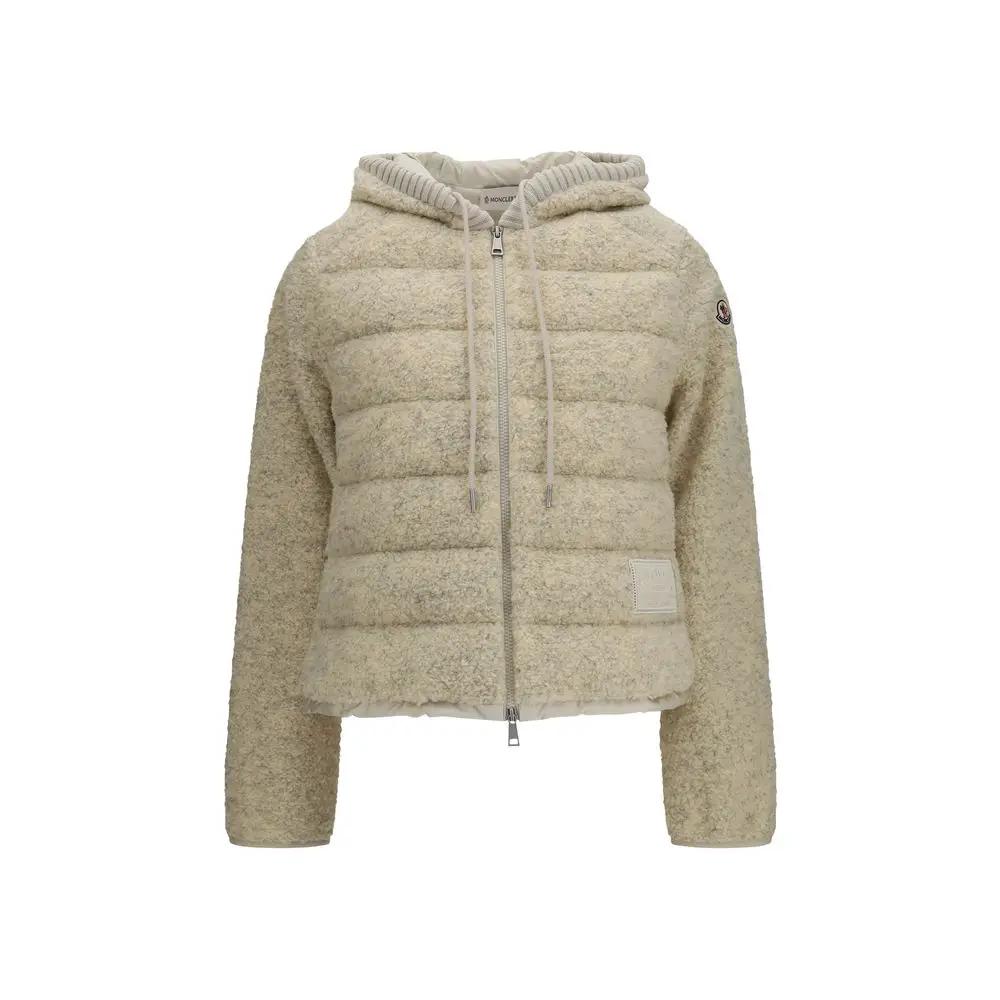 Sweat-shirt Moncler en polyester beige