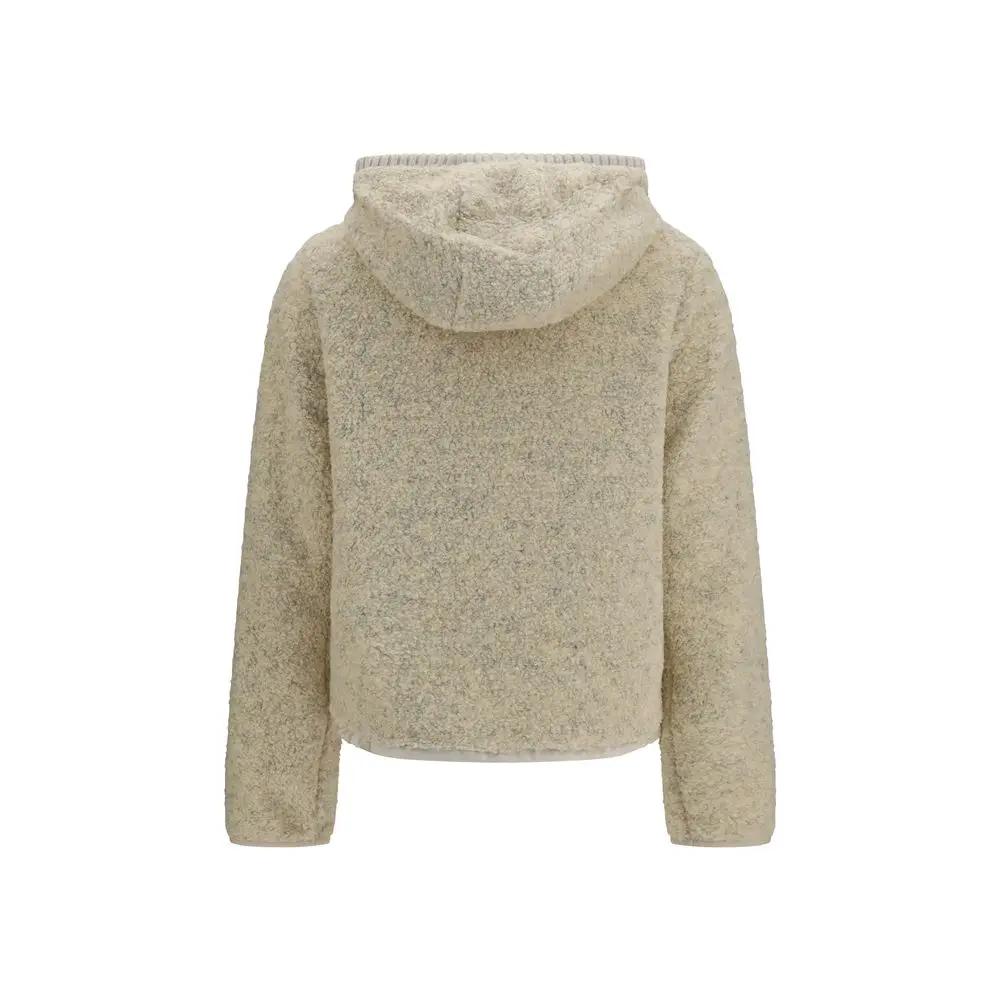 Sweat-shirt Moncler en polyester beige