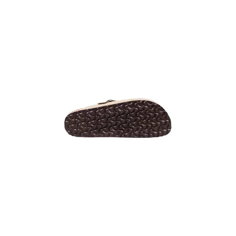 Birkenstock Beige Leather Clogs