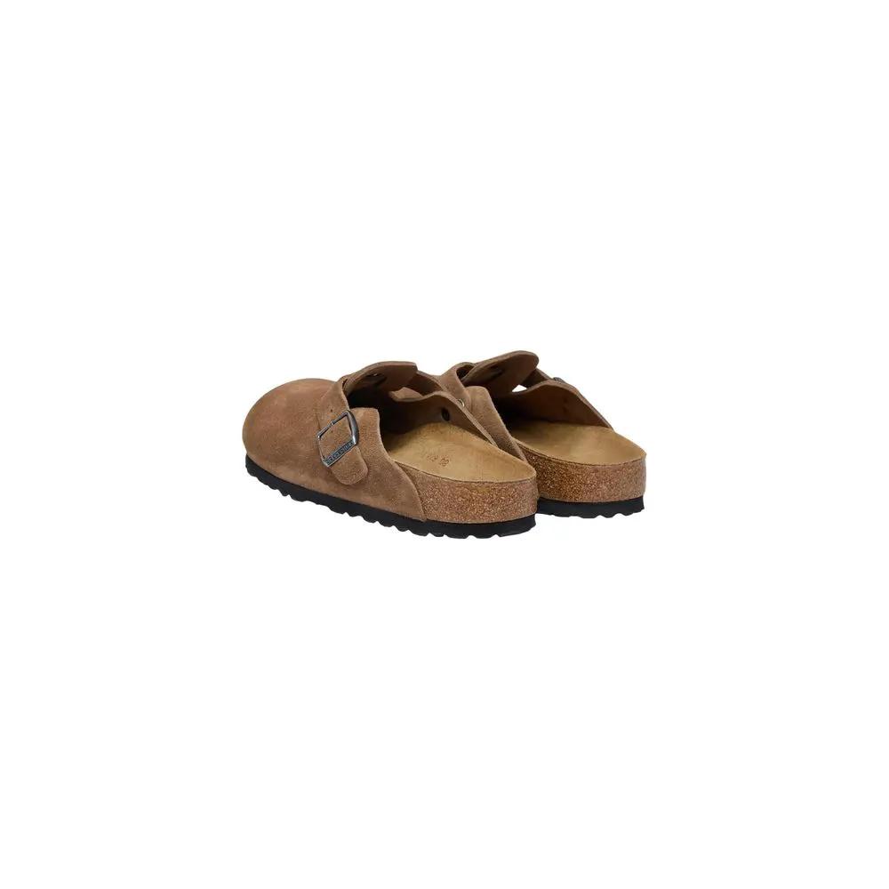 Birkenstock Birkenstock Brown Suede Leather Clogs