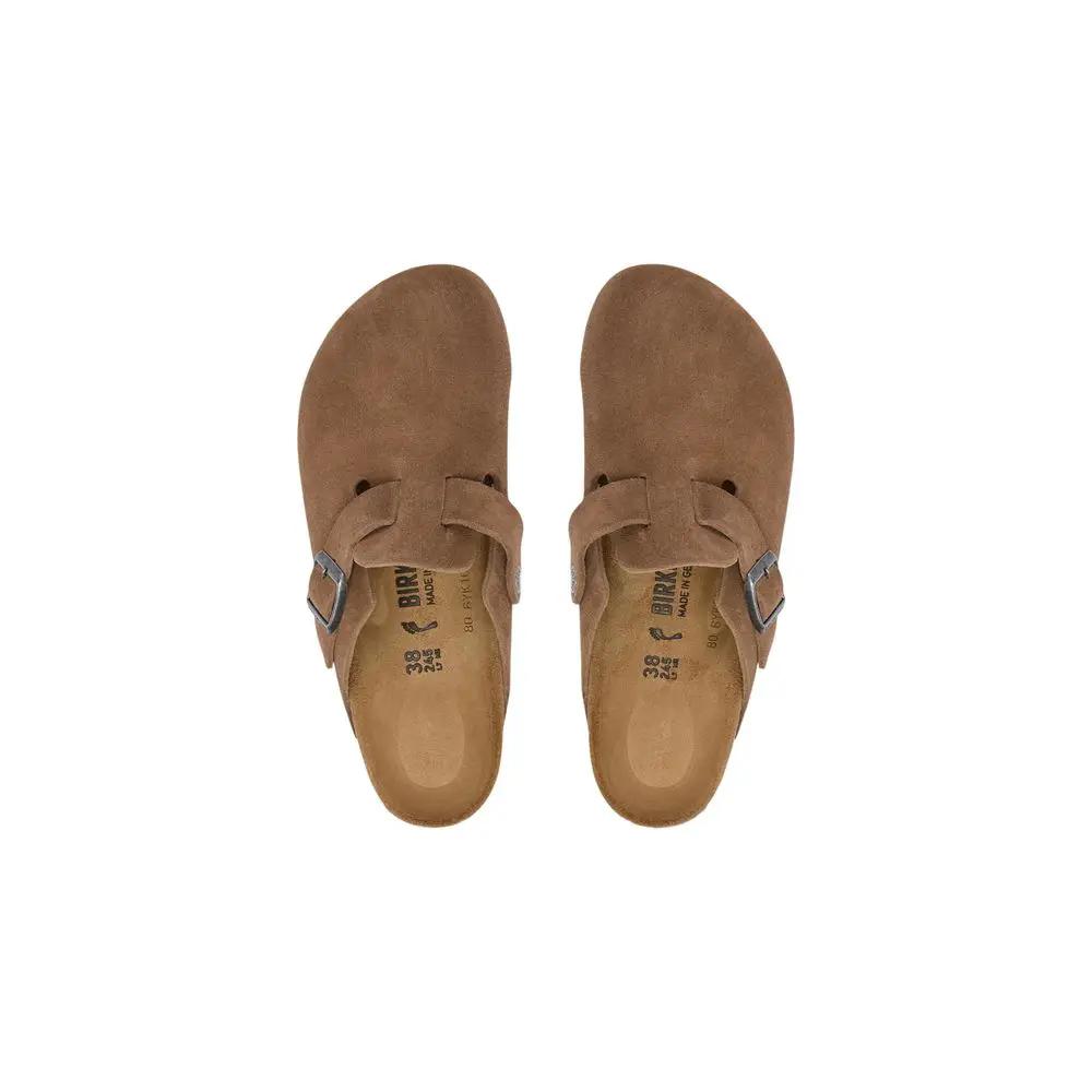 Birkenstock Birkenstock Brown Suede Leather Clogs