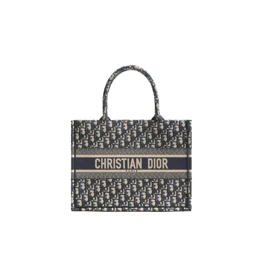 Dior Dior Blue Cotton Tote Bag