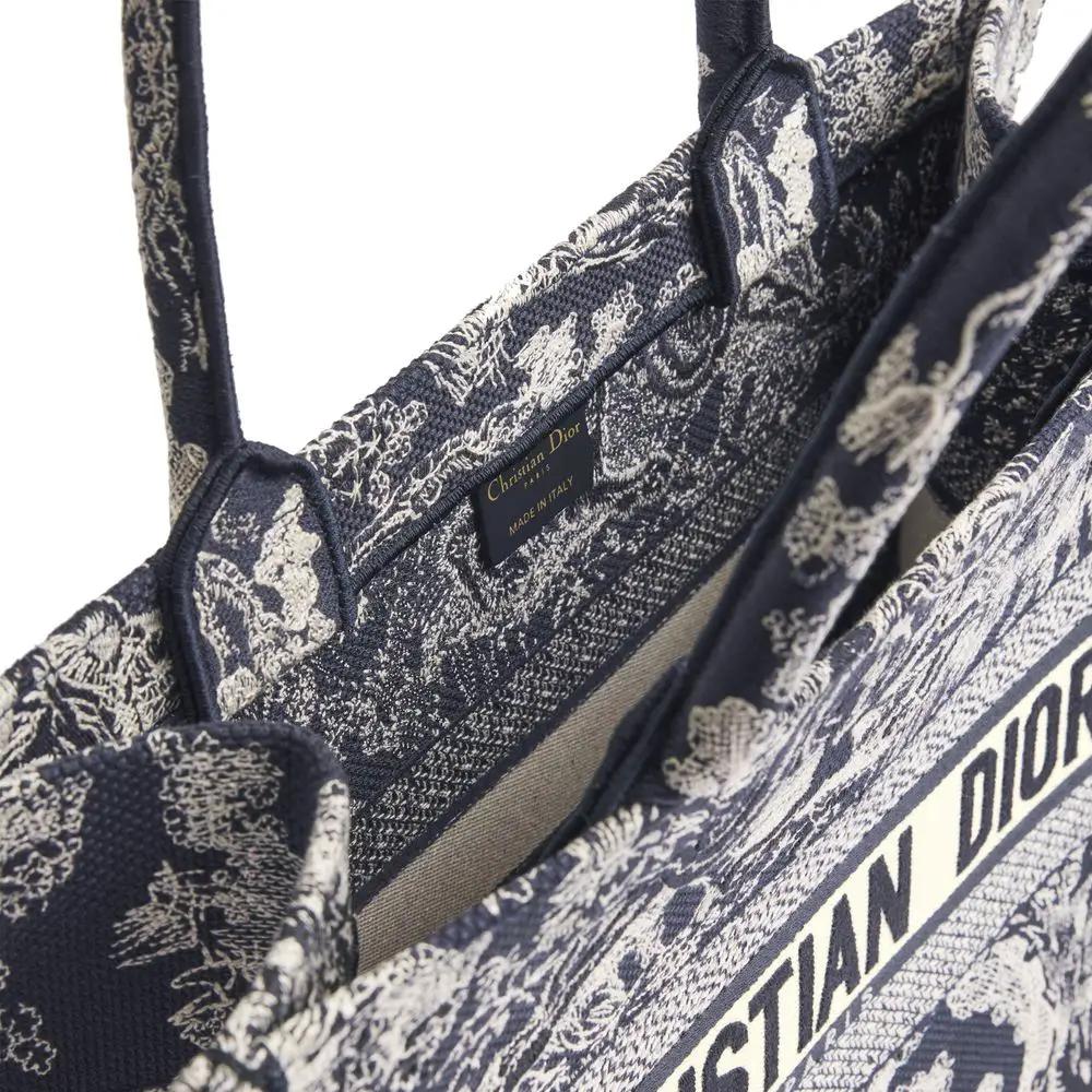 Dior Blue Cotton Tote Bag