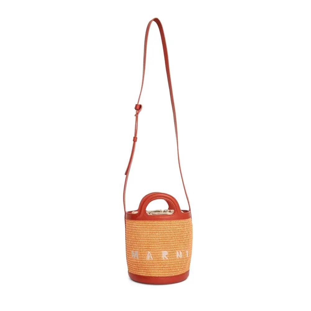 Marni Marni Orange Cotton Backet Bag