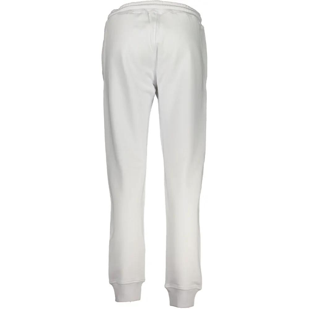 K-WAY White Cotton Women Sweatpants