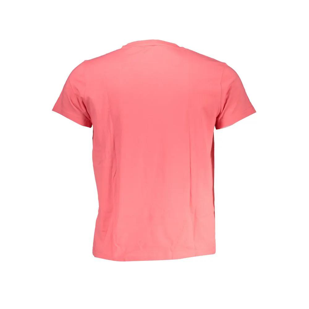 K-WAY K-WAY Pink Cotton Men's T-Shirt
