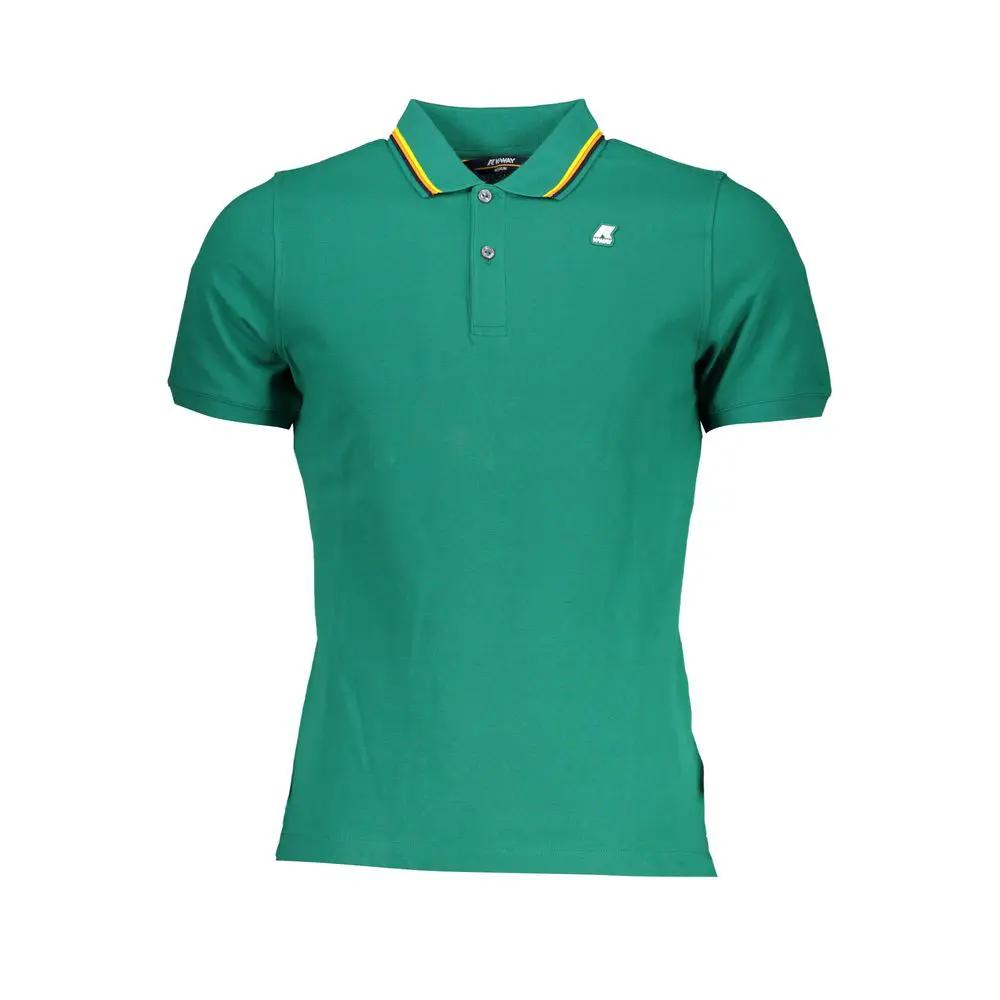 K-WAY K-WAY Verde Cotton Men Polo Shirt