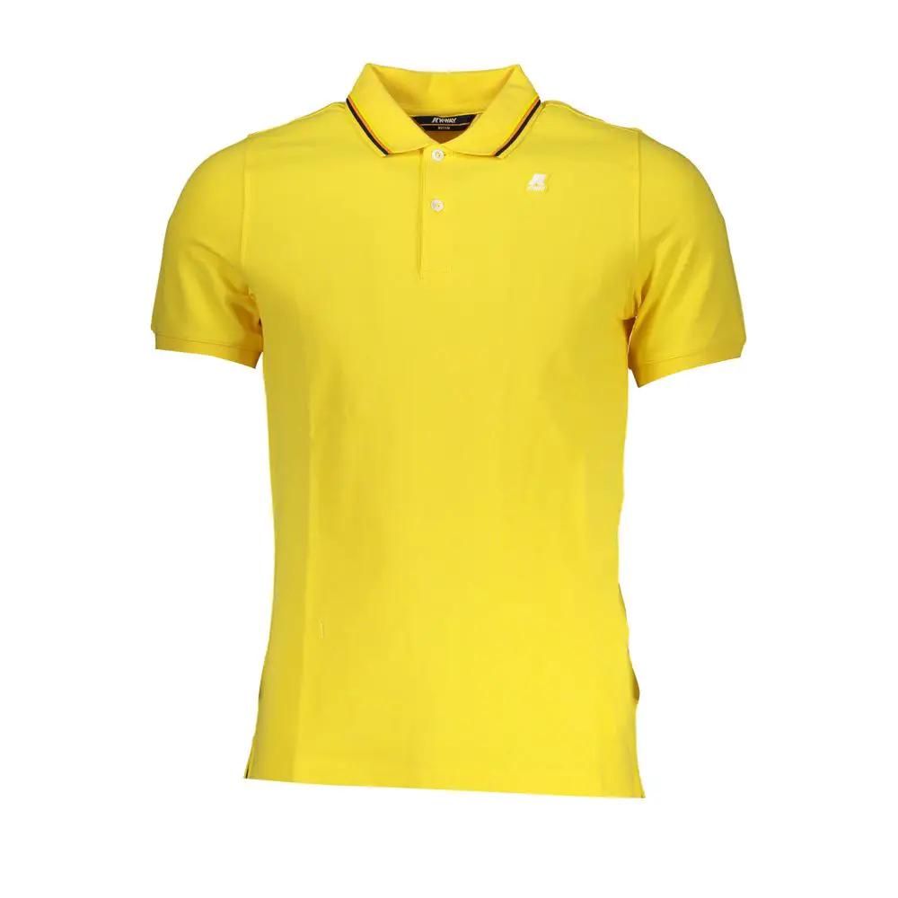 K-WAY K-WAY Sunny Yellow Contrast Detail Polo