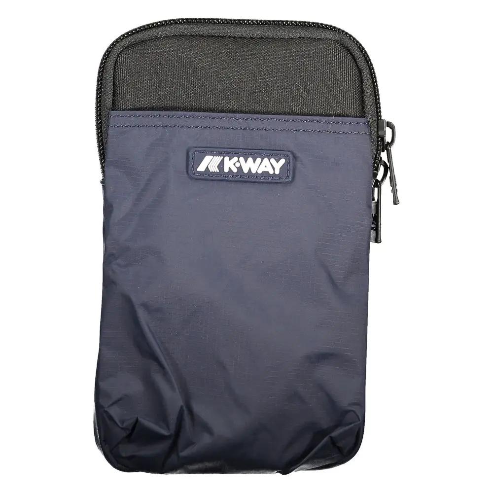 K-WAY Blu Polyester Men Shoulder Bag