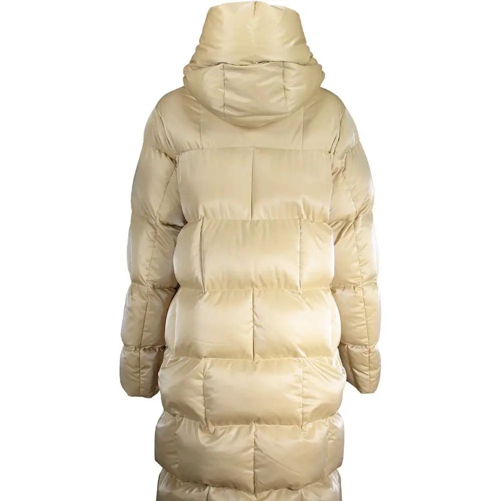 K-WAY K-WAY Beige Polyester Women's Quilted Jacket