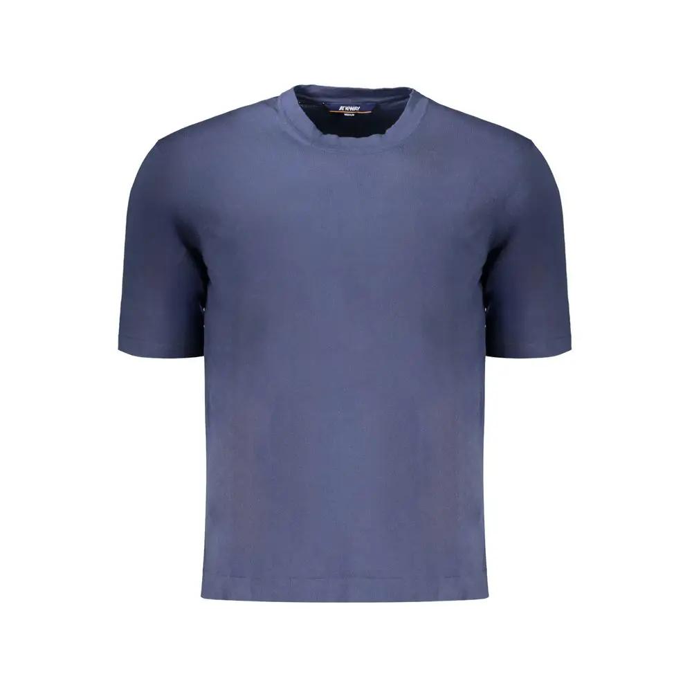 K-WAY K-WAY Blue Cotton Men's T-Shirt