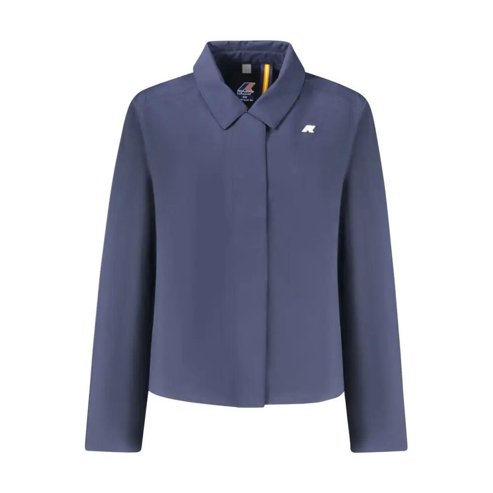 K-WAY K-WAY Blue Polyester Women Jacket