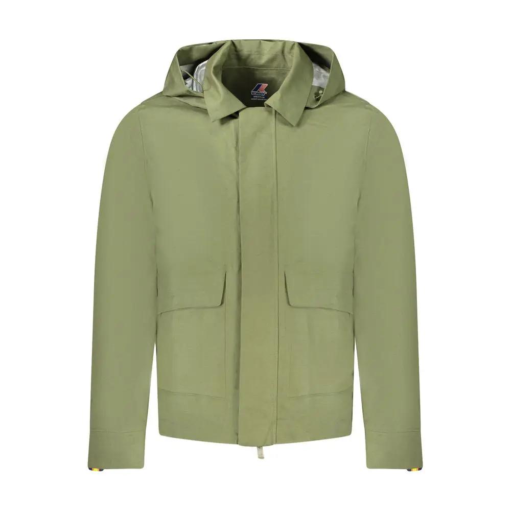 K-WAY K-WAY Green Cotton Men Jacket