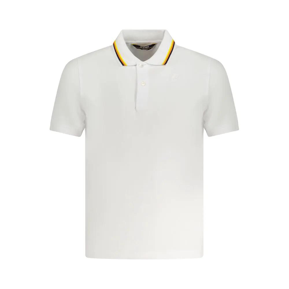 K-WAY White Cotton Men Polo Shirt