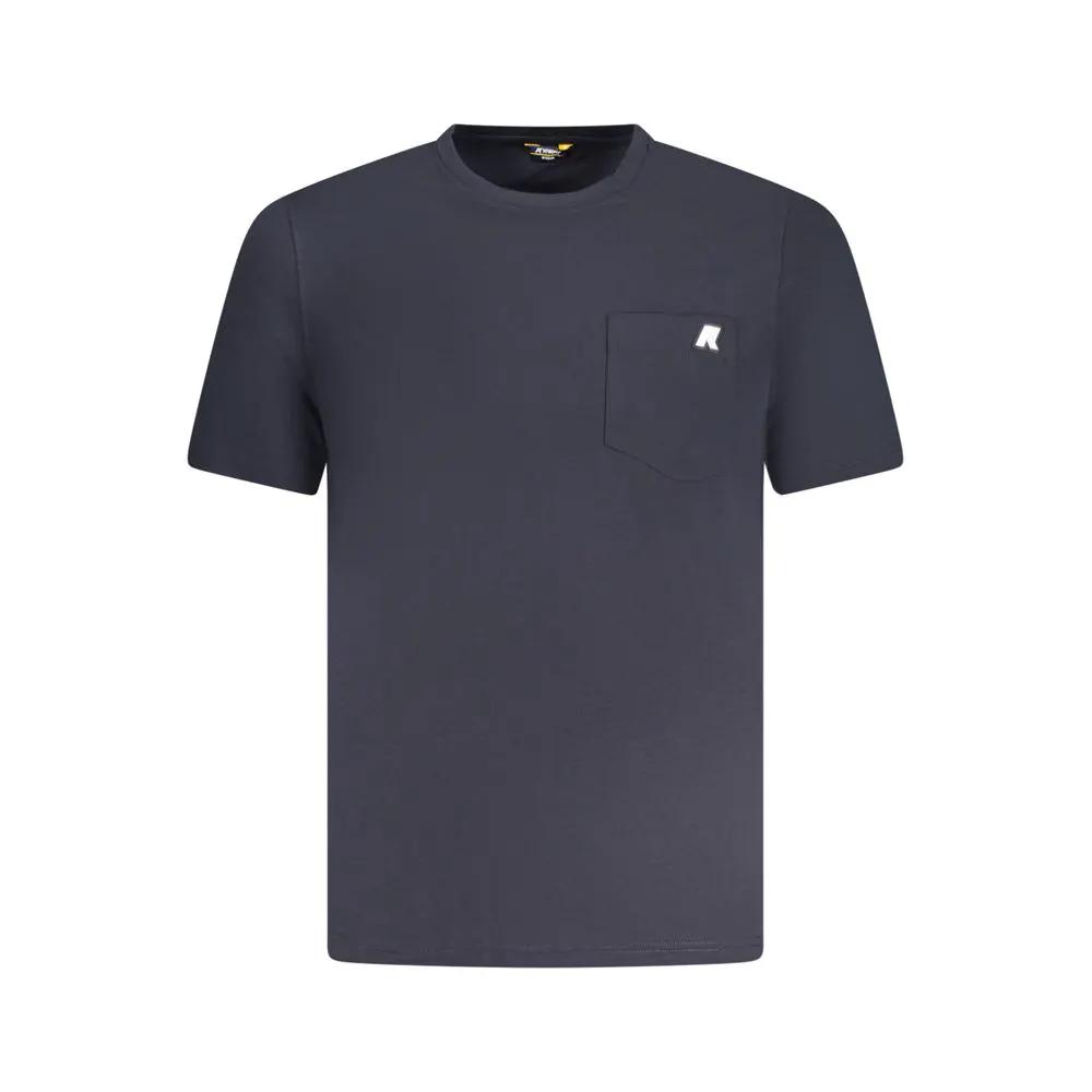 K-WAY K-WAY Blu Cotton Men T-Shirt
