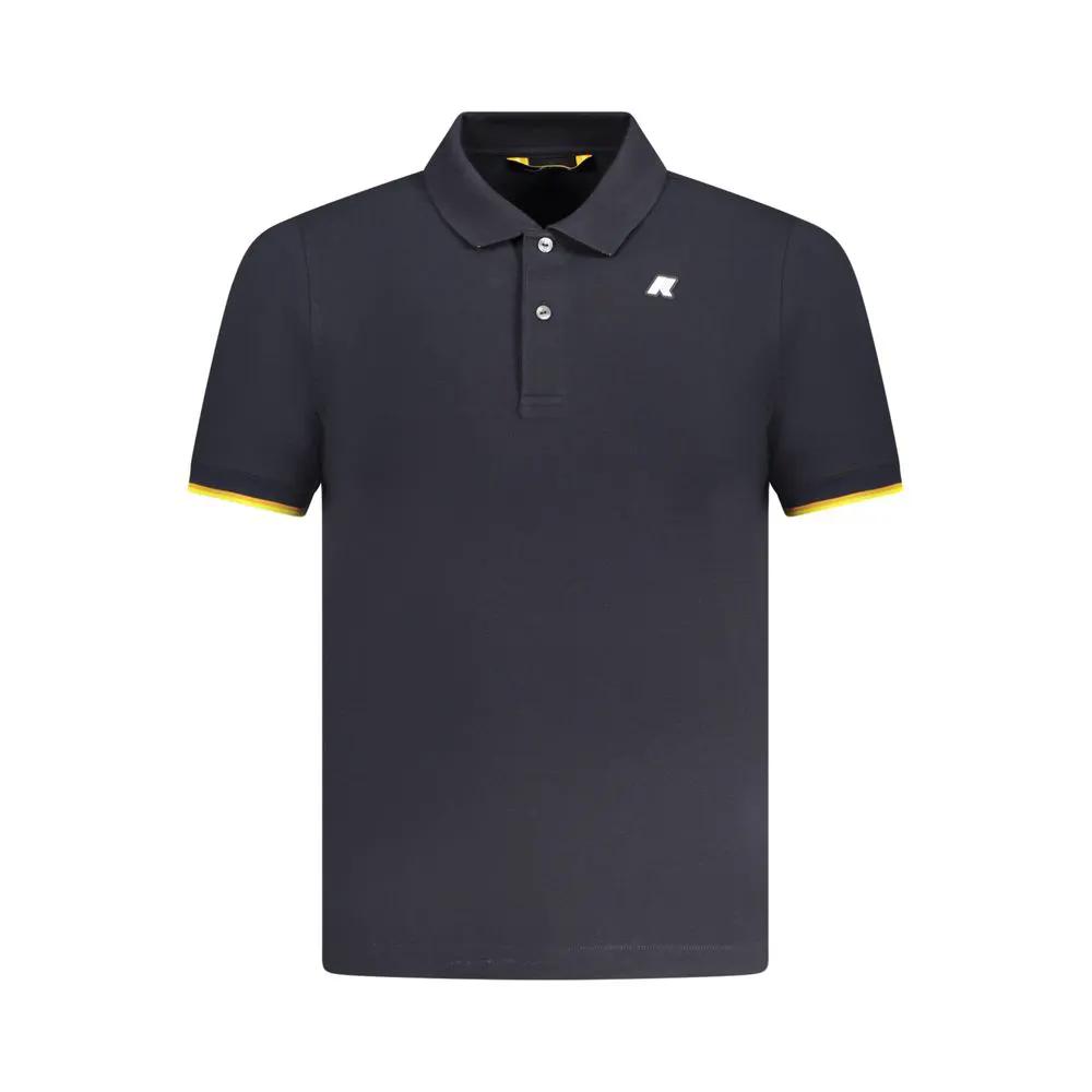 K-WAY Blue Cotton Men Polo