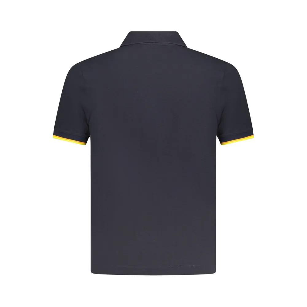 K-WAY Blue Cotton Men Polo