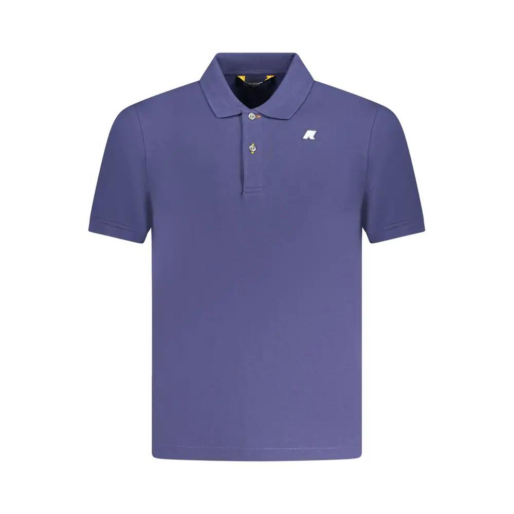 K-WAY Blue Cotton Men's Polo Shirt