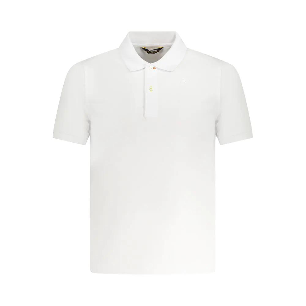 K-WAY White Cotton Men's Polo Shirt