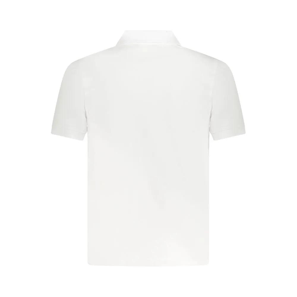 K-WAY White Cotton Men's Polo Shirt