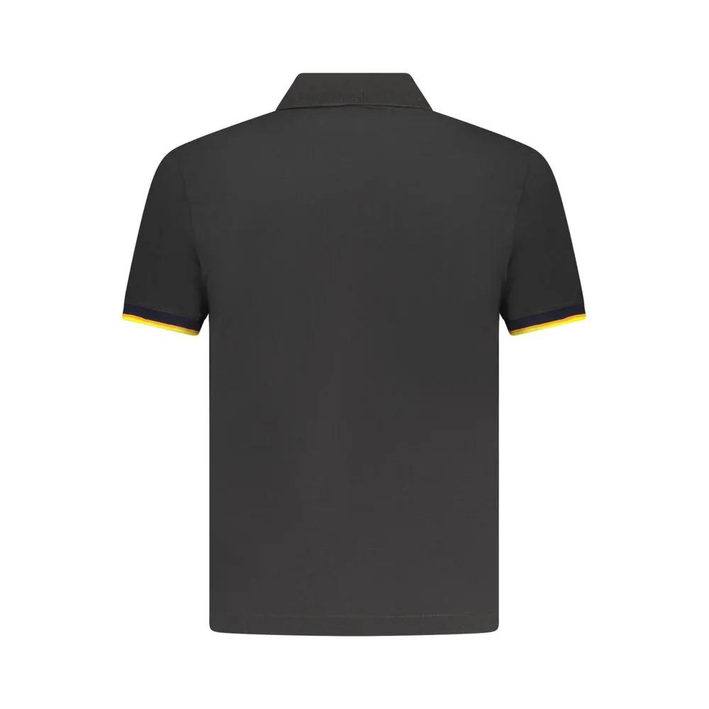 K-WAY Black Cotton Men's Polo