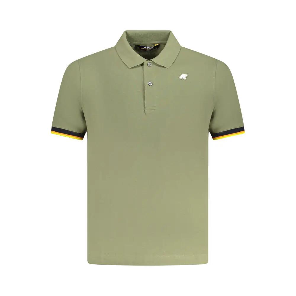 K-WAY Verde Cotton Men Polo