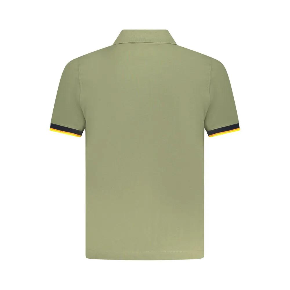 K-WAY Verde Cotton Men Polo
