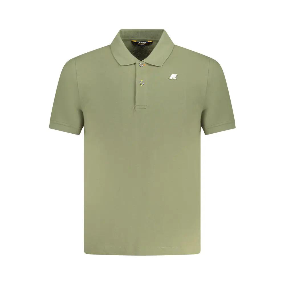 K-WAY Verde Cotton Men Polo Shirt