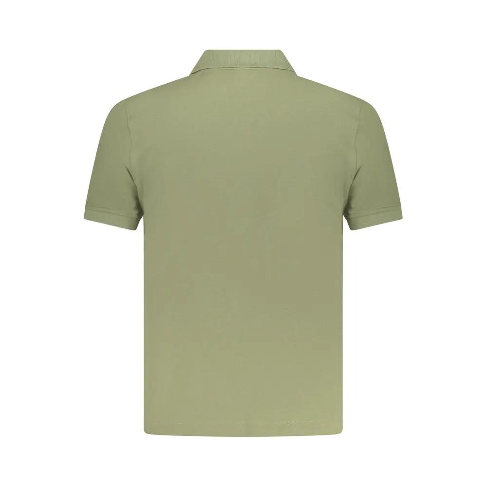 K-WAY Verde Cotton Men Polo Shirt