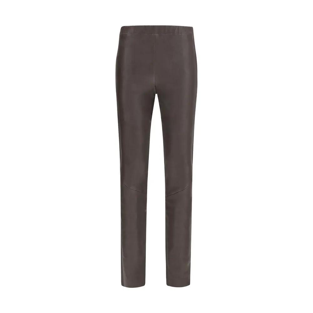 Arma Brown Leather Pants