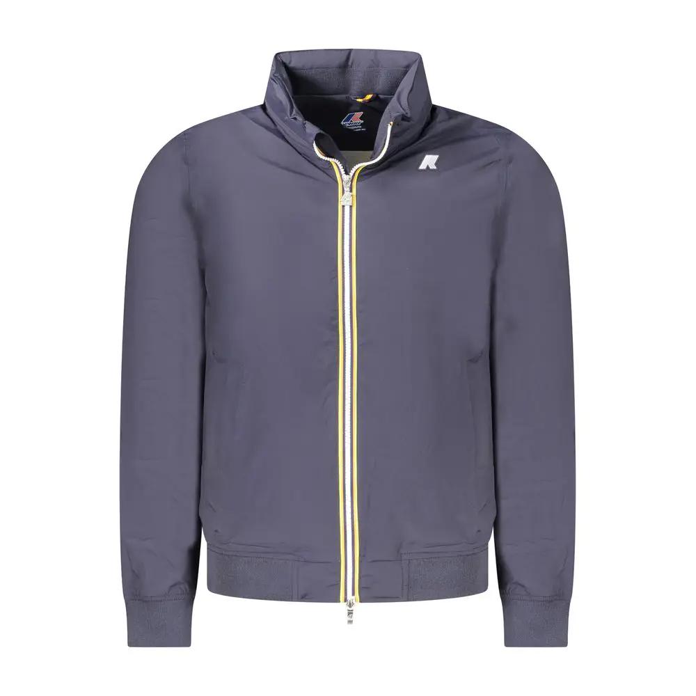 K-WAY Blue Nylon Mens Jacket