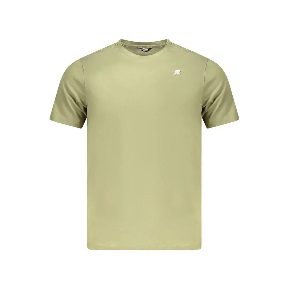 K-WAY K-WAY Green Cotton Men T-Shirt
