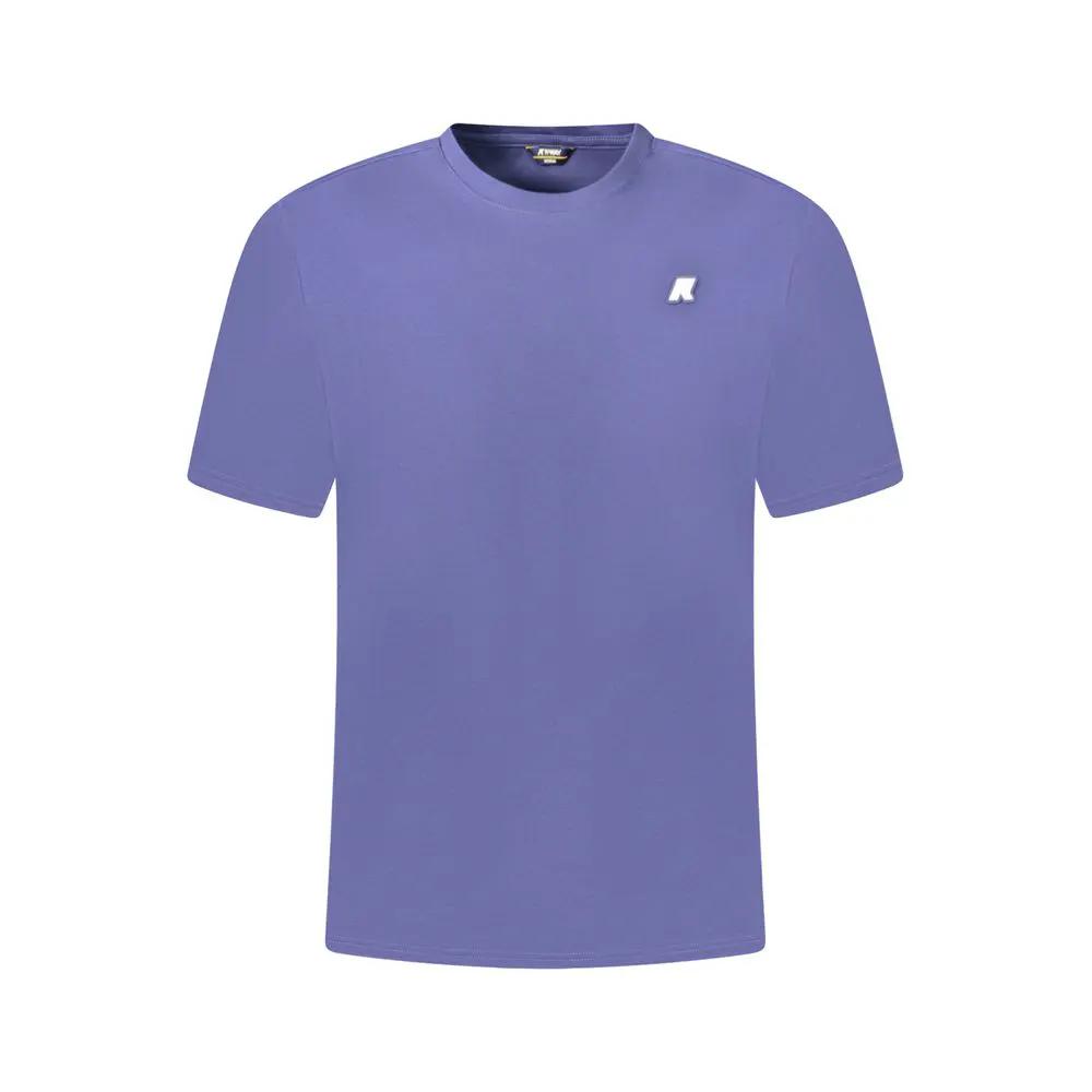 K-WAY Blue Cotton Men T-Shirt