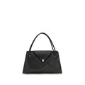 Versace Versace Black Calf Leather Bos Taurus Shoulder Bag