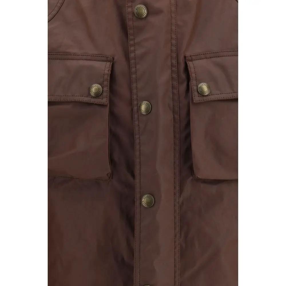 Belstaff Brown Cotton Full-Length Jacket