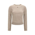 Tory Burch Beige Wool Oves Aries Sweatshirt
