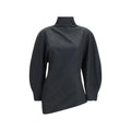 Khaite Khaite Gray Wool Oves Aries Blouse