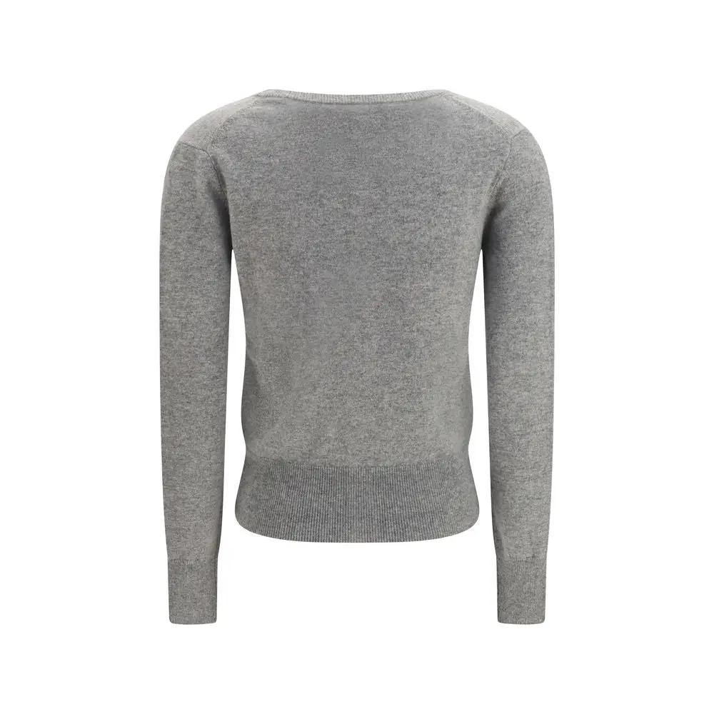 Extreme Cashmere Gray Cashmere Cardigan