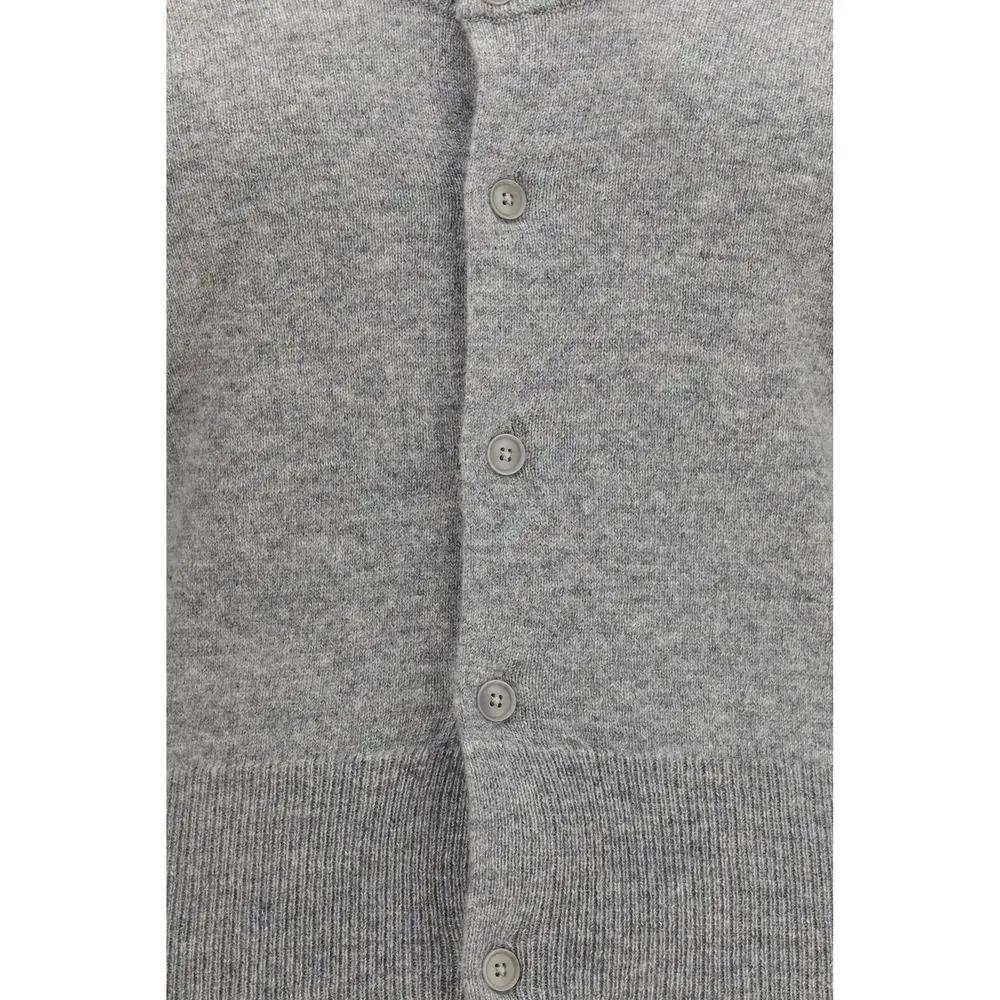 Extreme Cashmere Gray Cashmere Cardigan