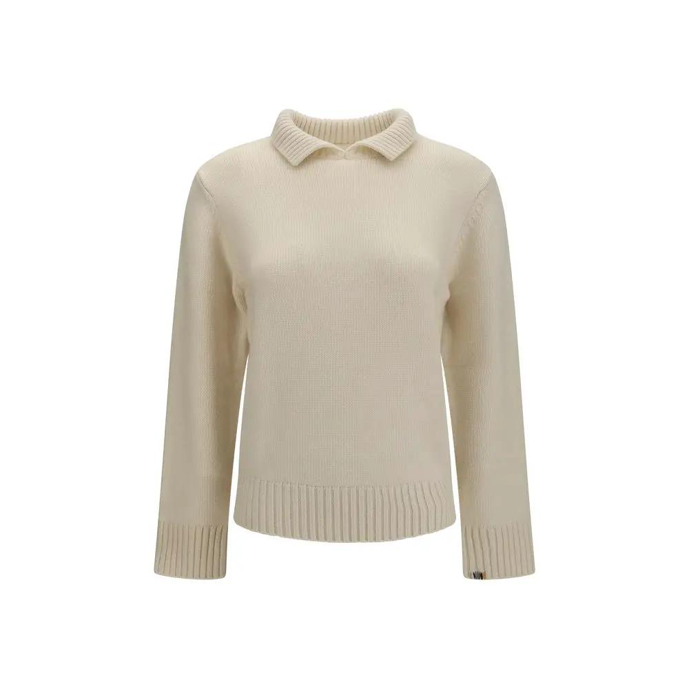 Extreme Cashmere White Cashmere Sweater