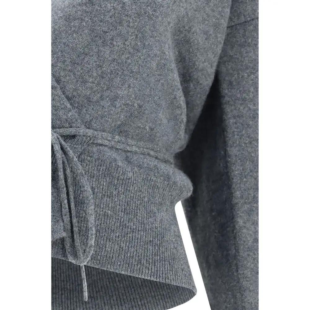 Extreme Cashmere Gray Cashmere Cardigan