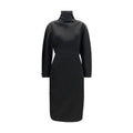 Khaite Khaite Black Acetate Cocktail Dress