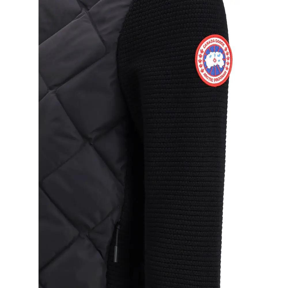 Canada Goose Black Wool Oves Aries Full-Length Jacket