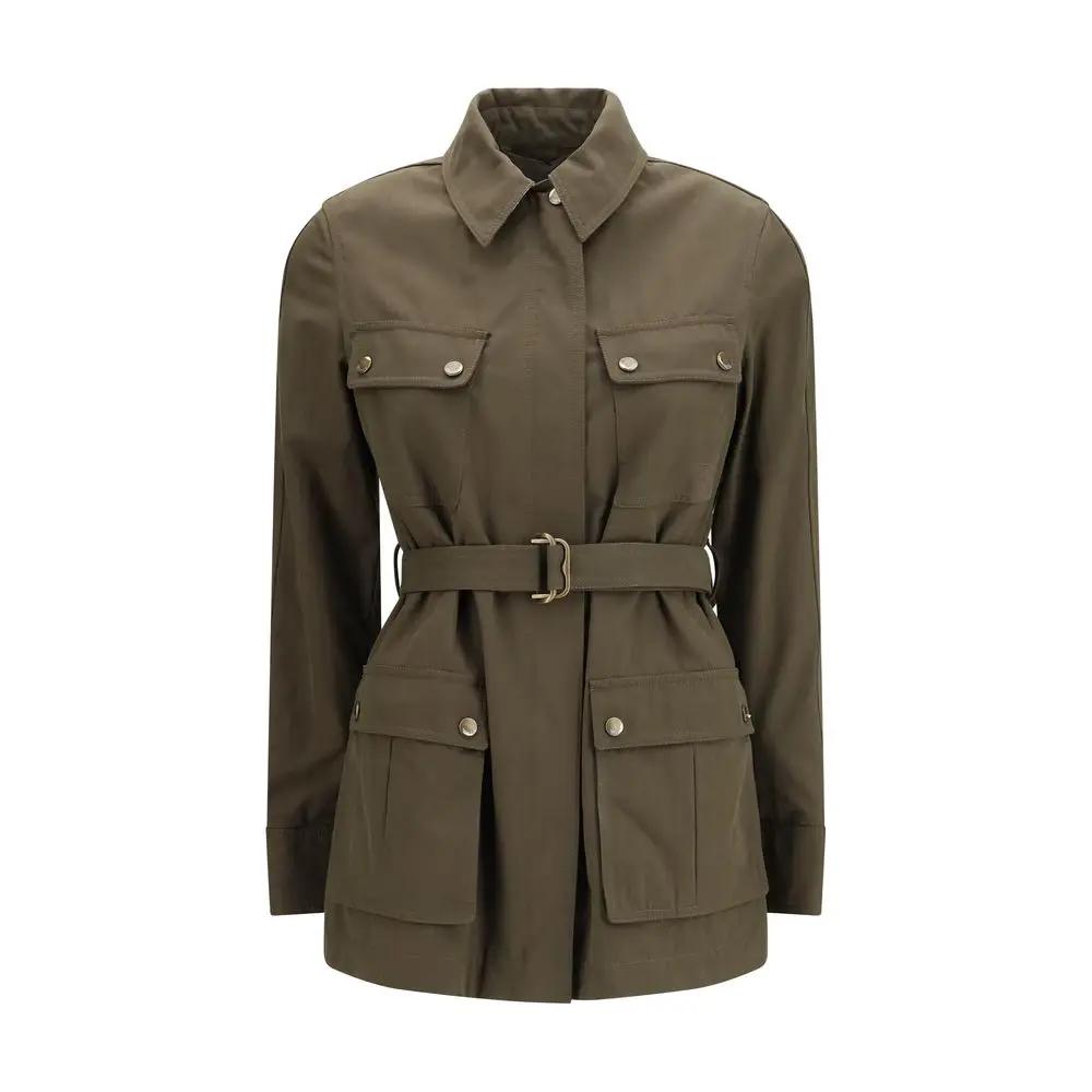 Burberry Burberry Bicolor Cotton Full-Length Jacket