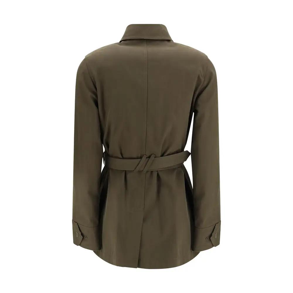Burberry Burberry Bicolor Cotton Full-Length Jacket