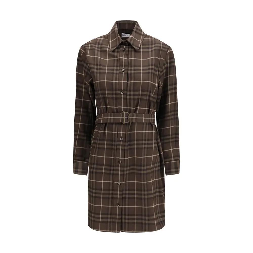 Burberry Burberry Brown Cotton Casual Dress