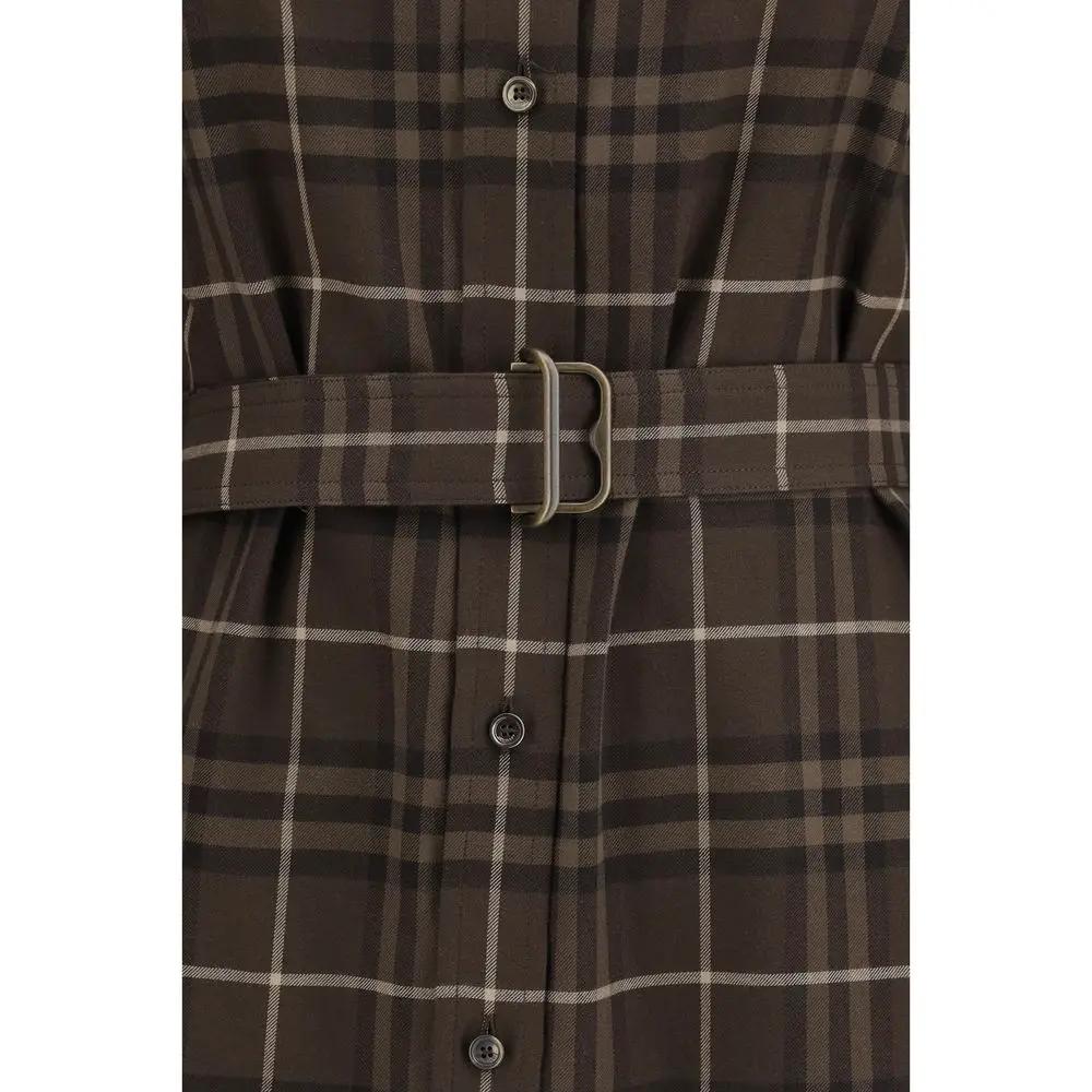 Burberry Burberry Brown Cotton Casual Dress