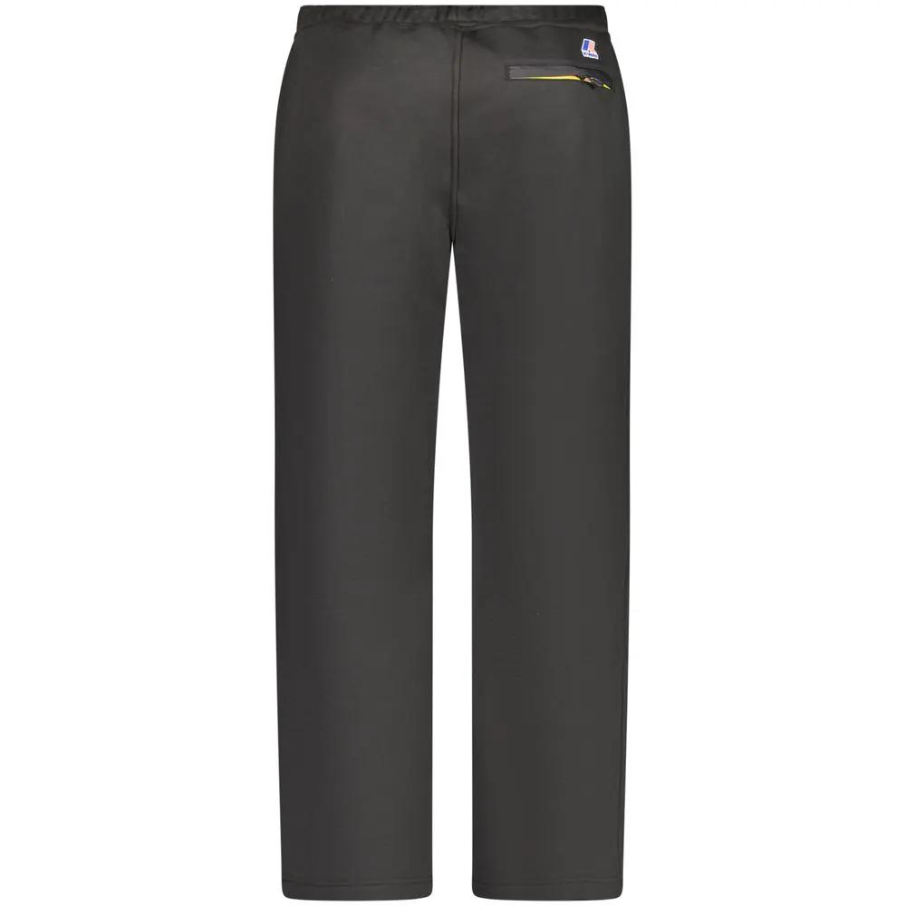 K-WAY K-WAY Black Cotton Men's Sports Trouser