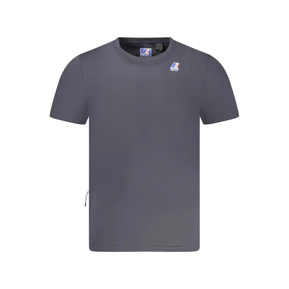 K-WAY K-WAY Blue Cotton Men T-Shirt