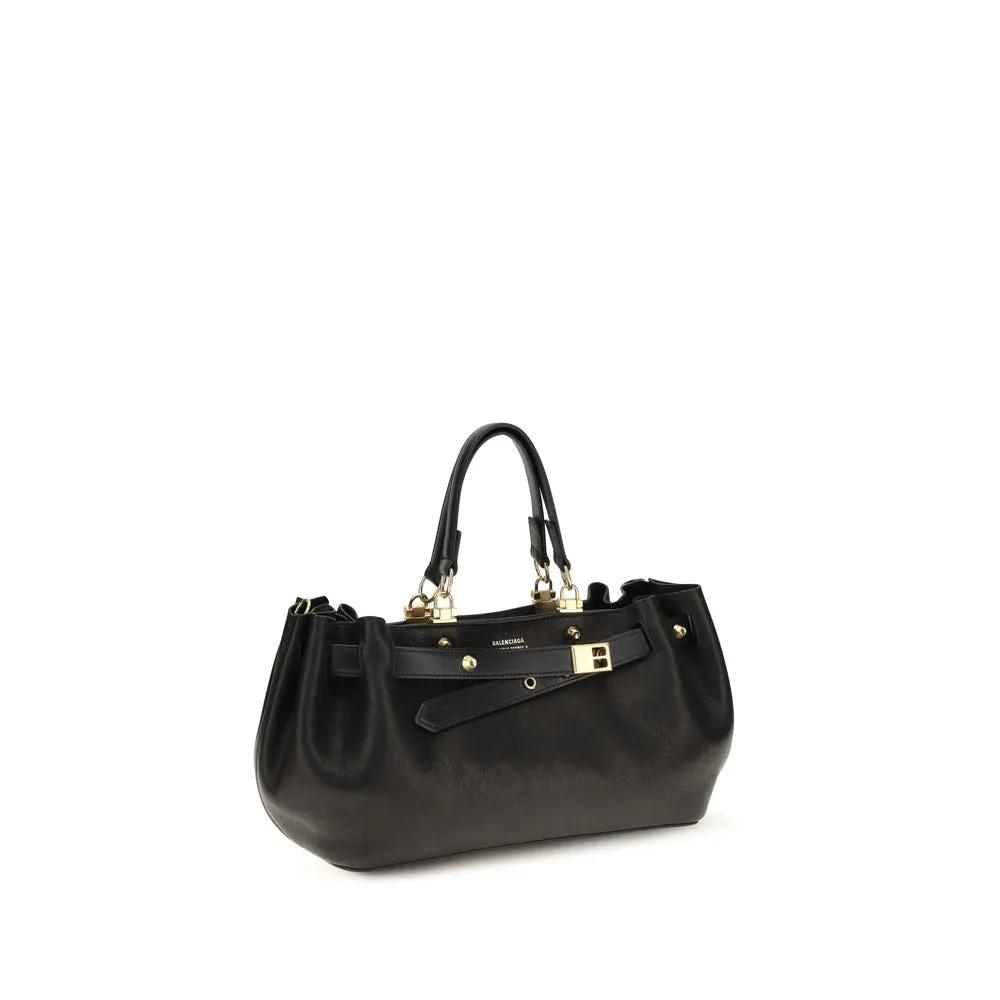 Balenciaga Balenciaga Black Calf Leather Bos Taurus Shoulder Bag